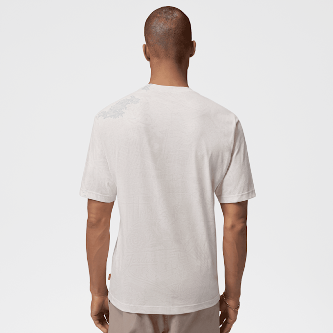 Jordan Brooklyn Graphic Shortsleeve Crew beige 101099 2