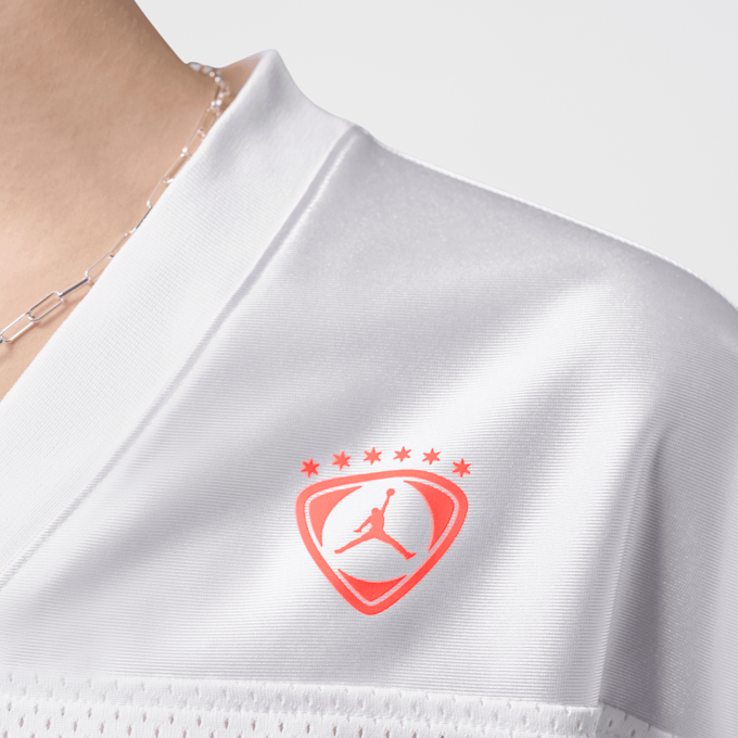 Jordan Brooklyn Shortsleeve Jersey Top blanc 101158 3