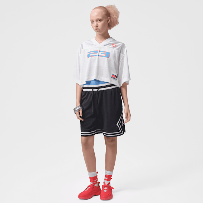 Jordan Brooklyn Shortsleeve Jersey Top branco 101158 7