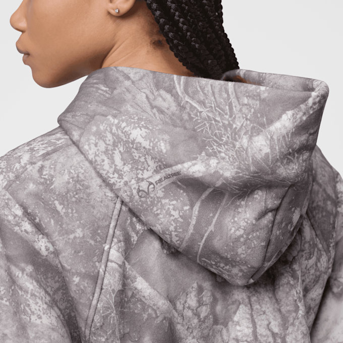 Jordan Brooklyn Fleece Crop Realtree Pullover grijs 101160 6
