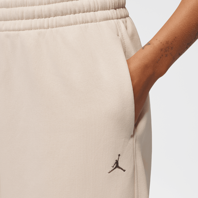 Jordan Brooklyn Fleece Wide-Leg Pant beige 101142 4