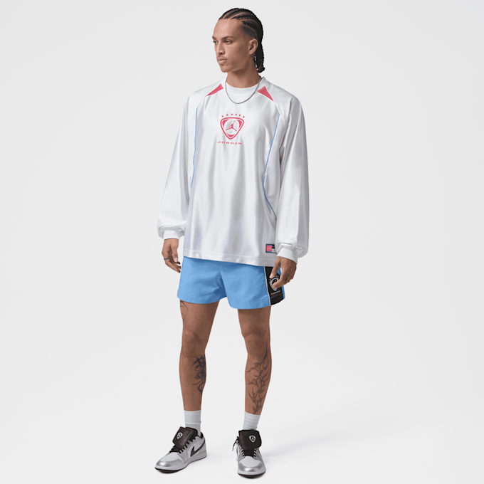 Jordan Brooklyn Long-Sleeve Goalie Top blanco 101063 6