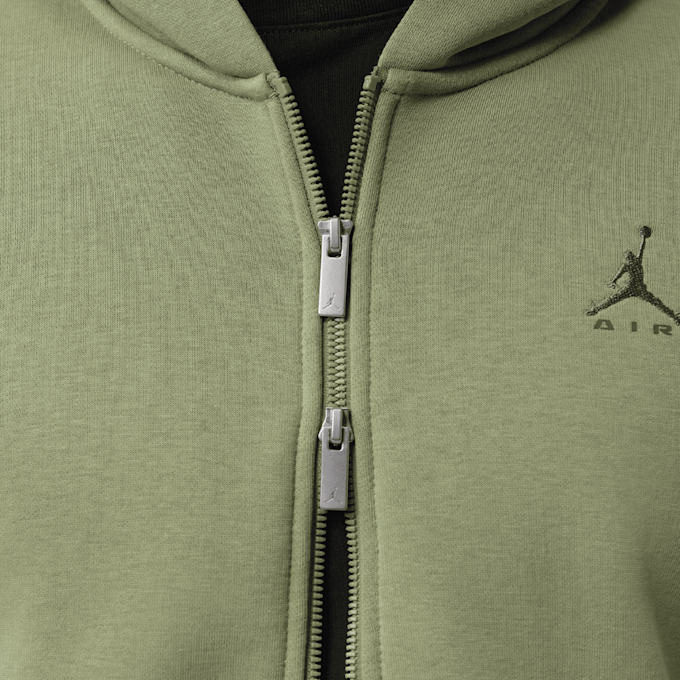 Jordan Brooklyn Oversized Fleece Full Zip Basketball grün 101071 2