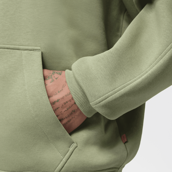 Jordan Brooklyn Oversized Fleece Full Zip Basketball vert 101071 3