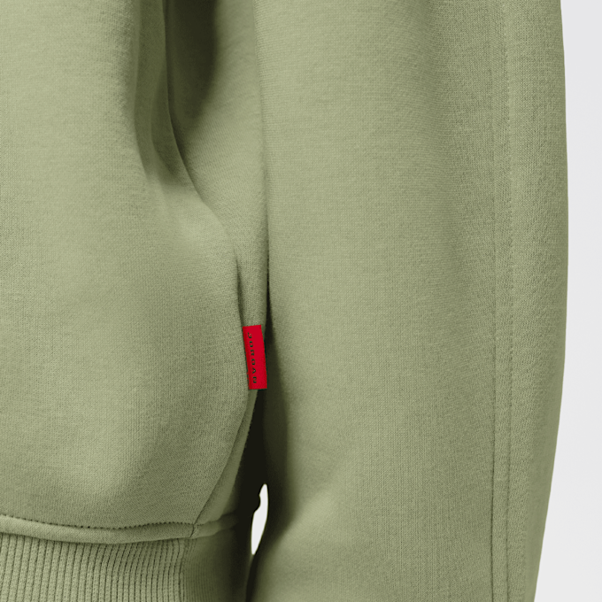 Jordan Brooklyn Oversized Fleece Full Zip Basketball grün 101071 4