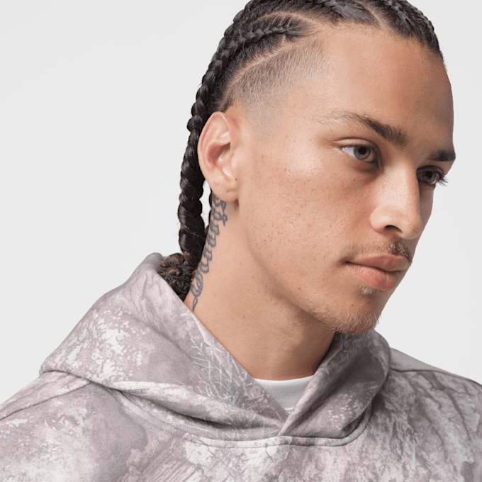 Jordan Brooklyn Realtree Fleece Hoodie blanc 101075 3