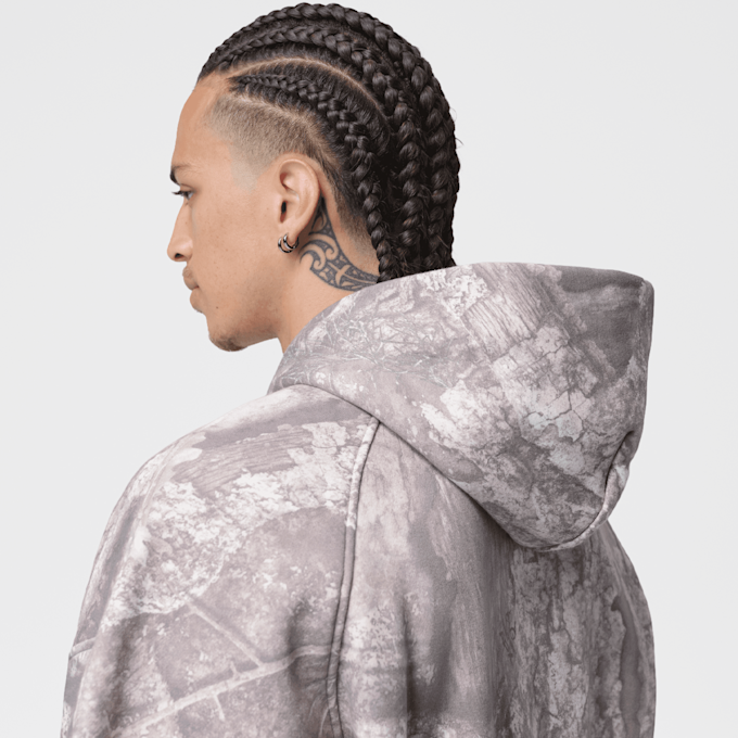 Jordan Brooklyn Realtree Fleece Hoodie blanc 101075 6