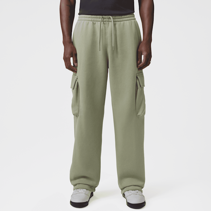 Jordan Brooklyn Oversized Fleece Cargo Pants zielony 101076 1