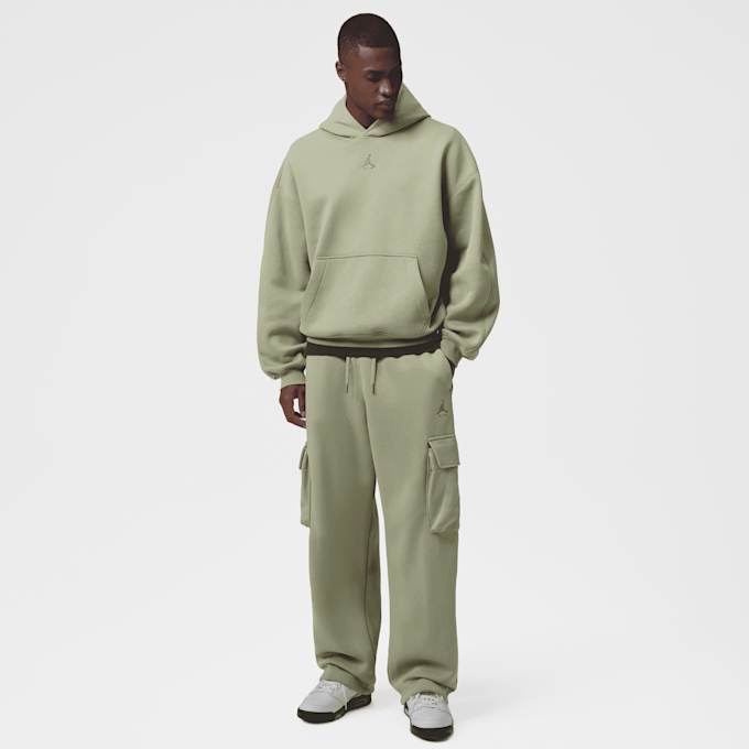 Jordan Brooklyn Oversized Fleece Cargo Pants grün 101076 7