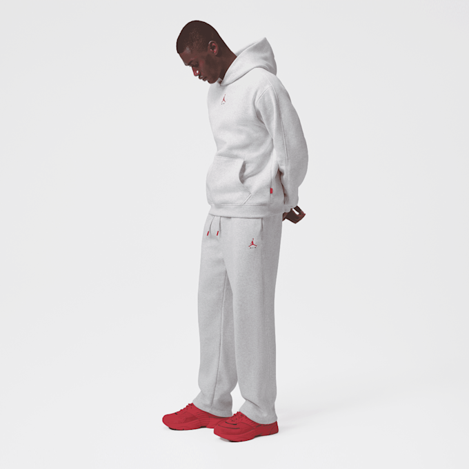 Jordan Brooklyn Statement Fleece Open Hem Pant szary 101077 5