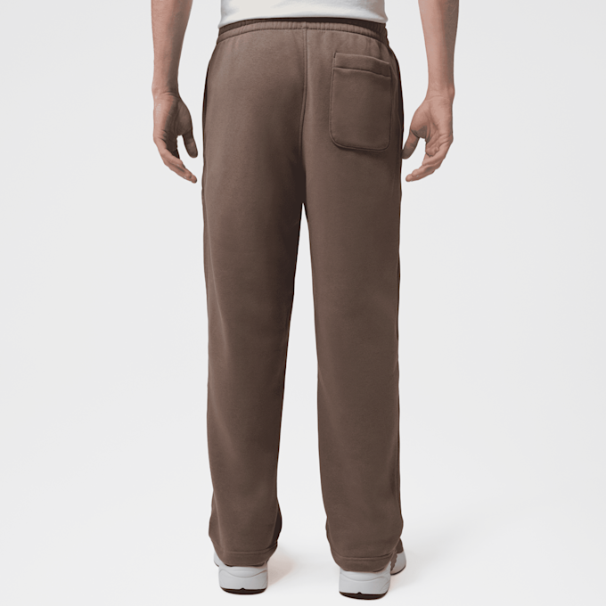 Jordan Brooklyn Statement Fleece Open-Hem Pants Braun 101078 2