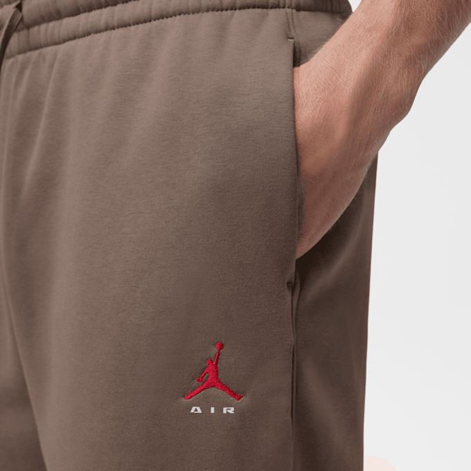 Jordan Brooklyn Statement Fleece Open-Hem Pants Marrone 101078 3