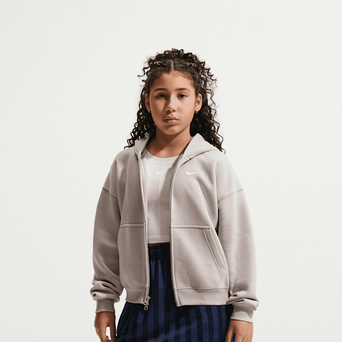 Nike Sportswear Studio Fleece Oversized Full-Zip Hoodie bež 101522 1