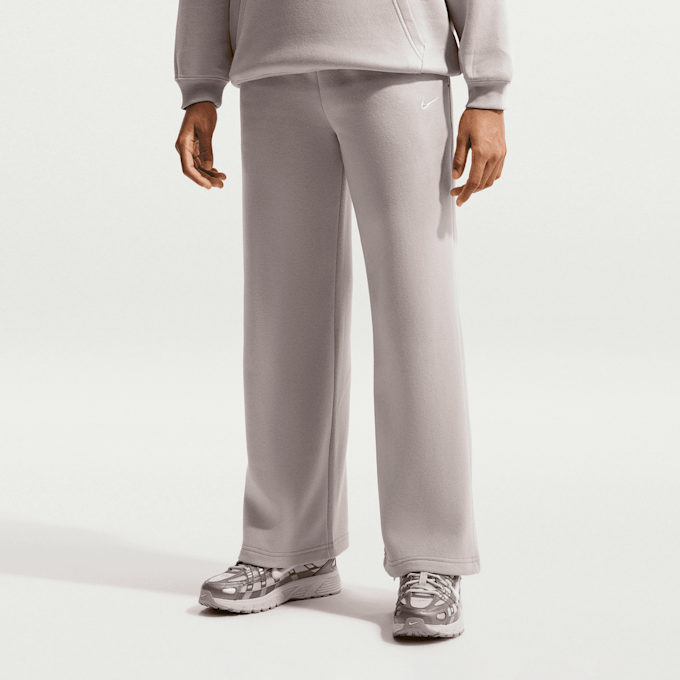 Nike   Sportswear Studio Fleece Open-Hem Pants cinzento 101524 1