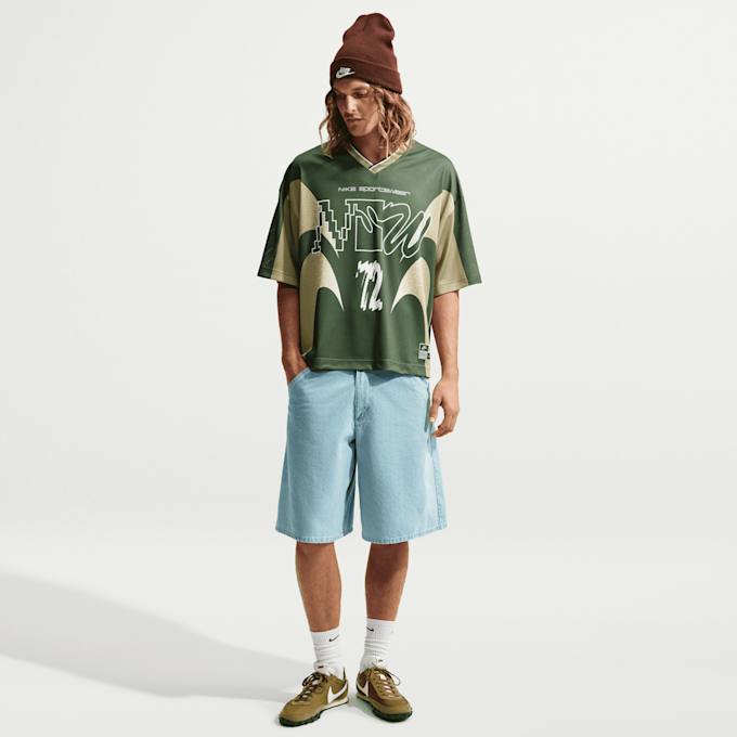 Nike   Sportswear Loose Mesh T-Shirt zelena 101388 5