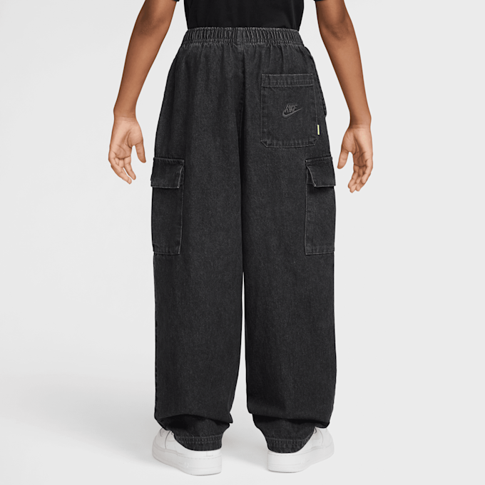 Nike   Sportswear Collection Denim Cargo Pants szary 101311 2