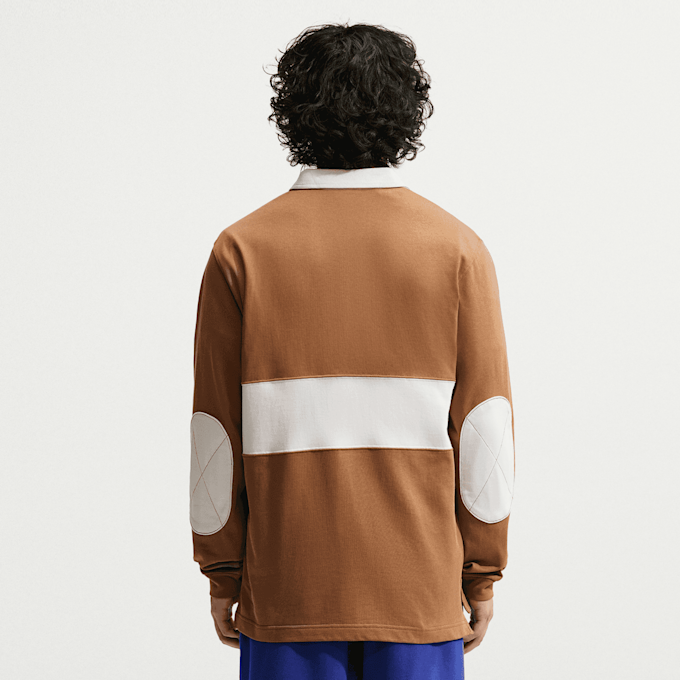 Nike   Club Longsleeve Rugby Top brązowy 101459 2