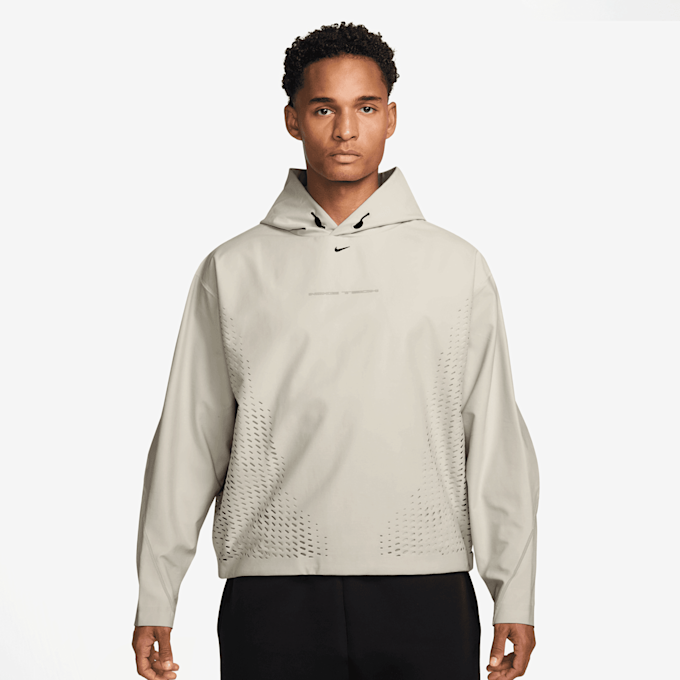 Nike Tech Dri-FIT Shori Perforated Hooded Pullover Beige 101593 1