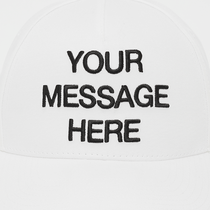 Nike   Rise "Your Message Here" Structured A-Frame Cap bianco 101416 4