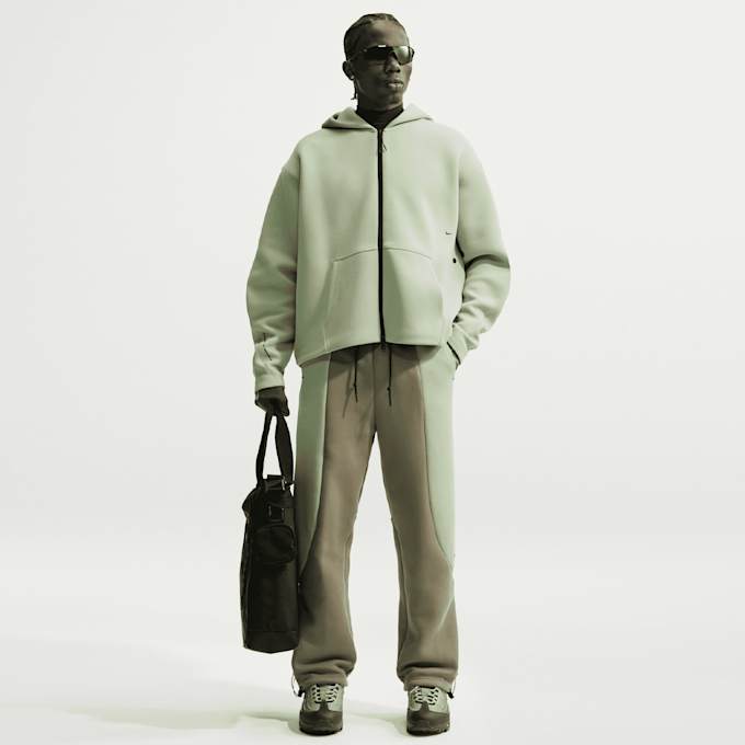 Nike Tech Fleece Pro Club Open Hem Pant grün 101408 7