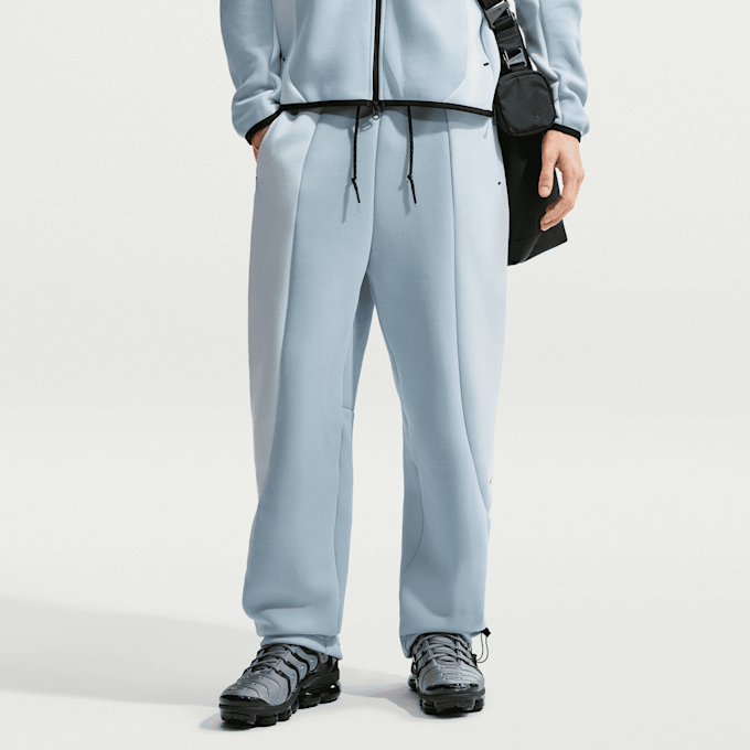 Nike   Tech Color-Block Open-Hem Fleece Pants niebieski 101409 1