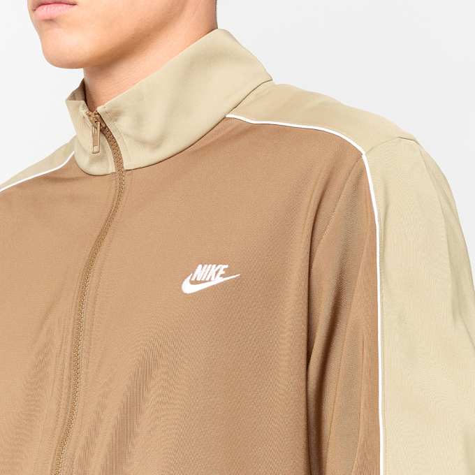 Nike   Sportswear Club Poly-Knit Tracksuit brązowy 101470 4