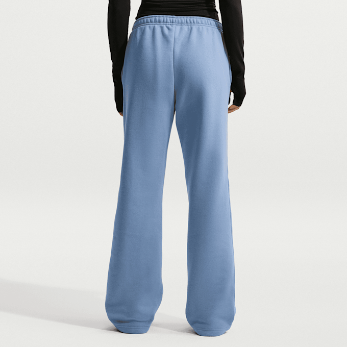 Nike   Studio Fleece Medium Weight Mid Rise Open Hem Pant blauw 101332 2