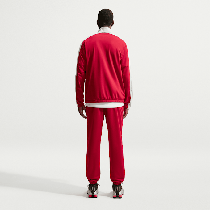 Nike   Club Poly-Knit Tracksuit rouge 101474 2