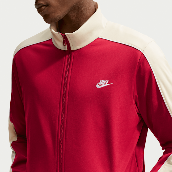 Nike   Club Poly-Knit Tracksuit rot 101474 3