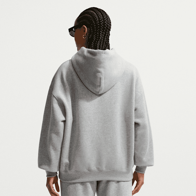 Nike   Studio Fleece Medium Weight Oversized Full-Zip Hoodie gris 101333 2