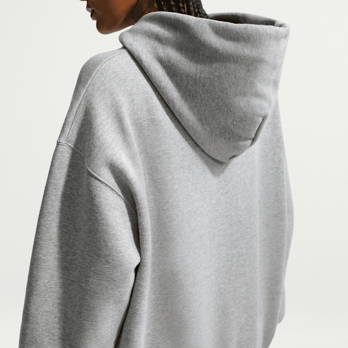 Nike   Studio Fleece Medium Weight Oversized Full-Zip Hoodie szary 101333 4