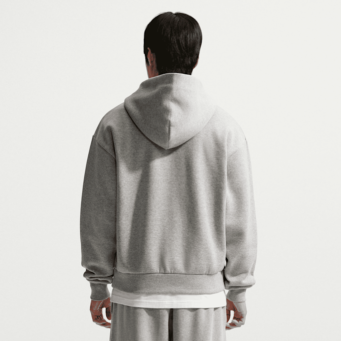 Nike Solo Swoosh Full-Zip Hoodie grau 101479 2
