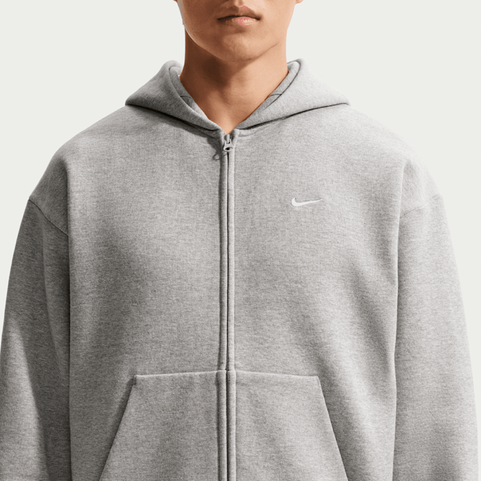 Nike   Solo Swoosh Full-Zip Hoodie grijs 101479 3