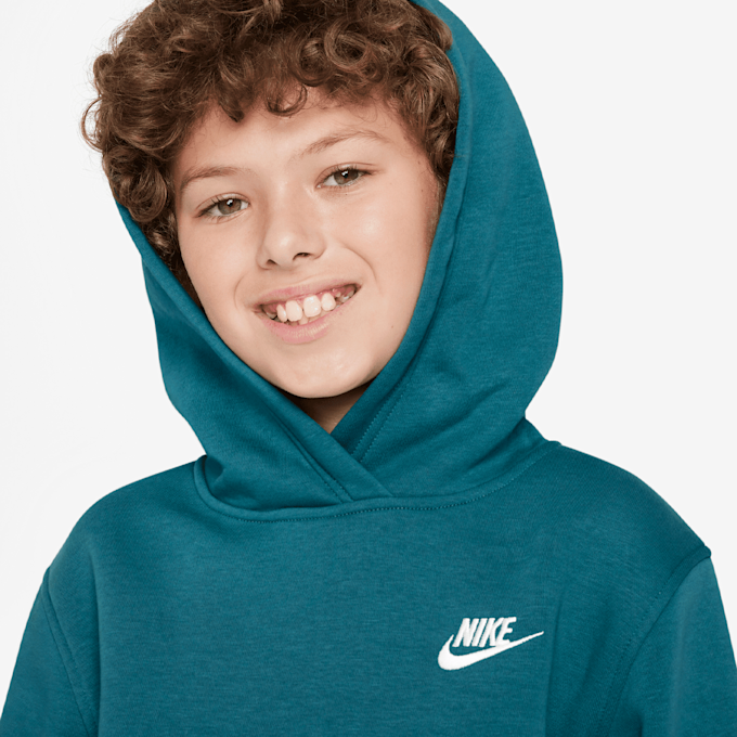 Nike   Sportswear Club Fleece Hoodie Low Brand Read bleu 101575 3