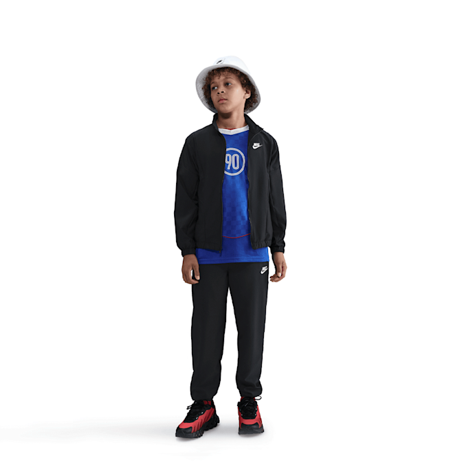 Nike   Sportswear Woven Full Zip Tracksuit preto 101577 2