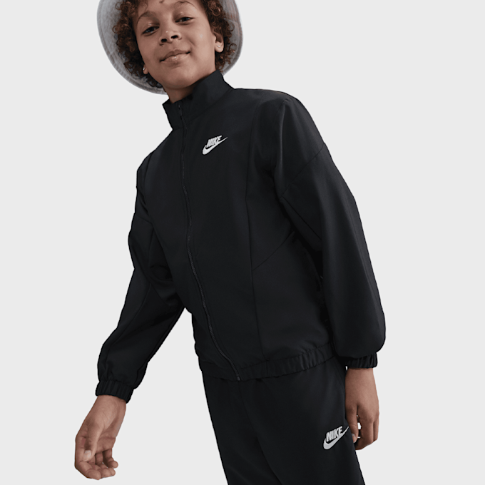 Nike   Sportswear Woven Full Zip Tracksuit preto 101577 4
