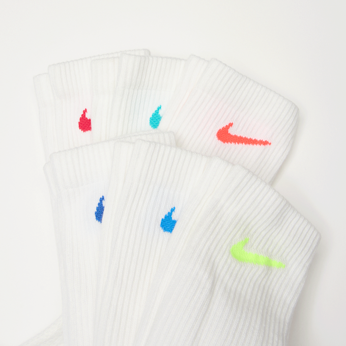 Nike   6 PACK - Everyday Elevated Crew branco 101628 2