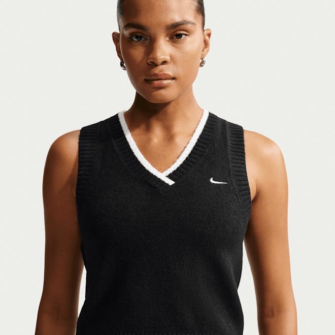 Nike   Sportswear Chill Knit Loose Sweater Vest negro 101583 3