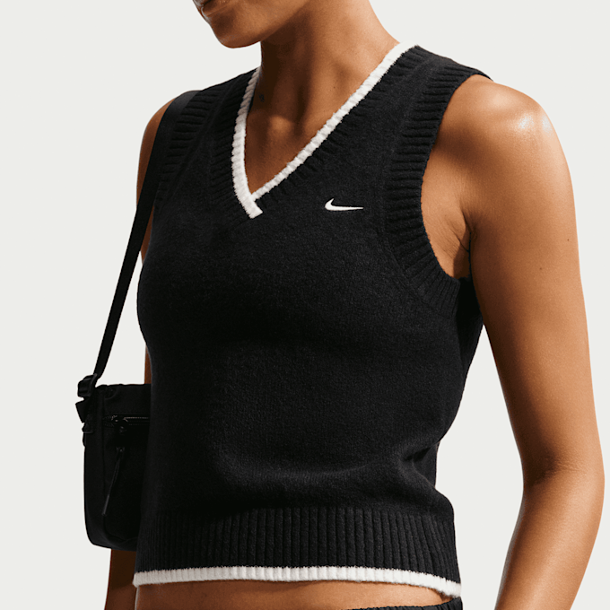Nike   Sportswear Chill Knit Loose Sweater Vest negro 101583 4