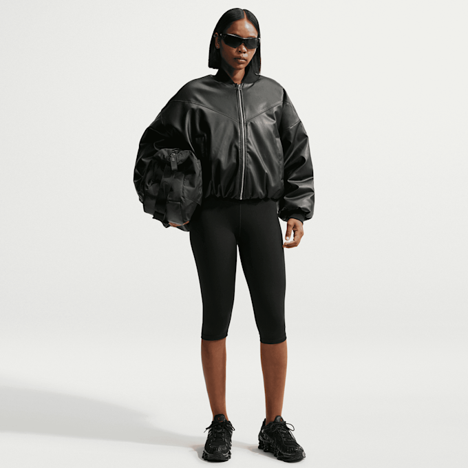 Nike Therma-FIT Pleather Bomber Jacket czarny 101585 7