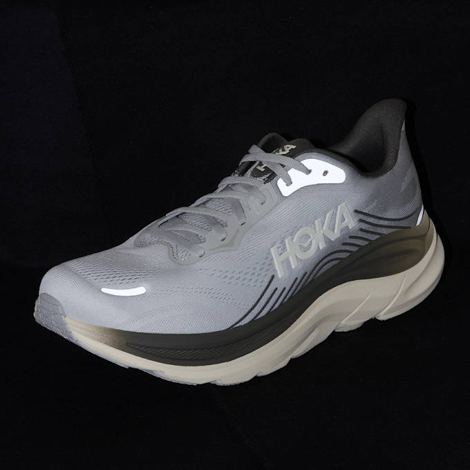 HOKA Clifton 11 stardust/alabaster grau 101844 8