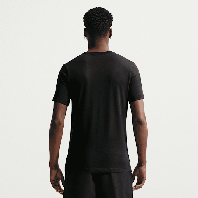 Nike   Tee Swoosh noir 101833 2