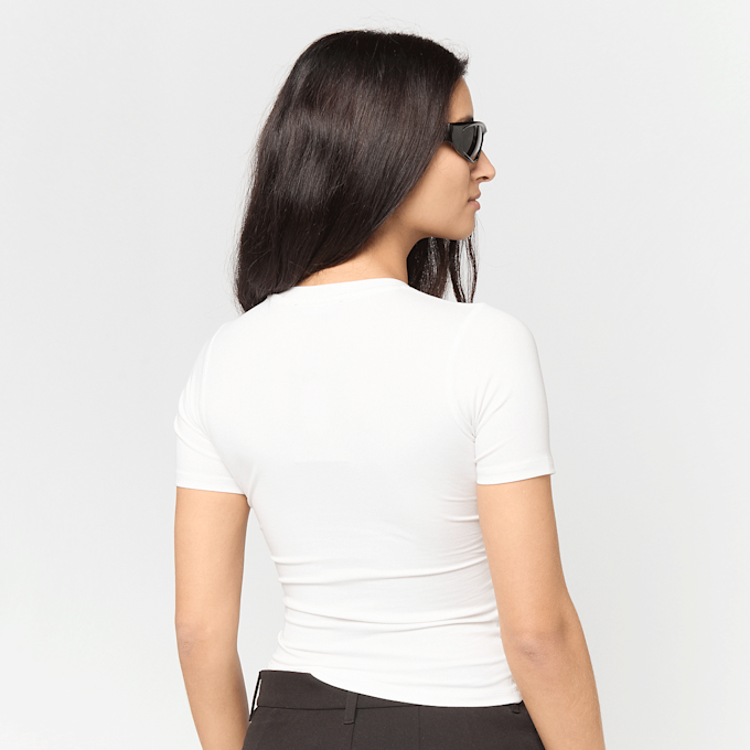 Decibel Basic Baby Tee bianco 101829 2