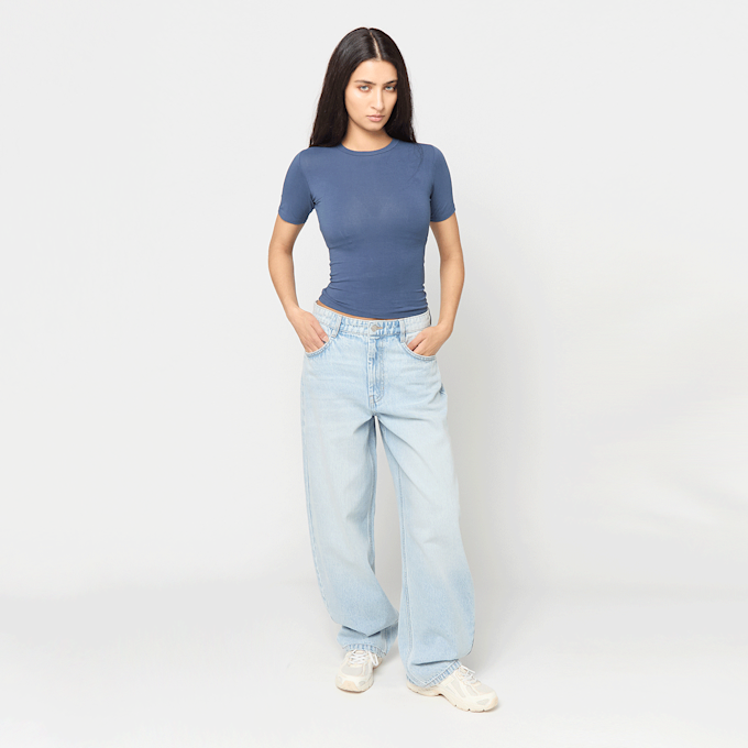 Decibel Basic Baby Tee blau 101828 3