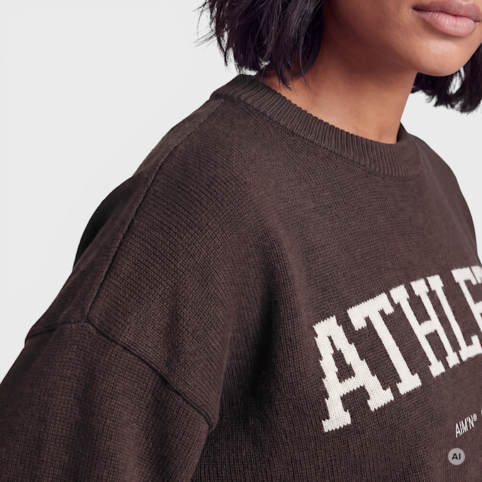 aim'n Athletic Knit Sweatshirt braun 101944 3