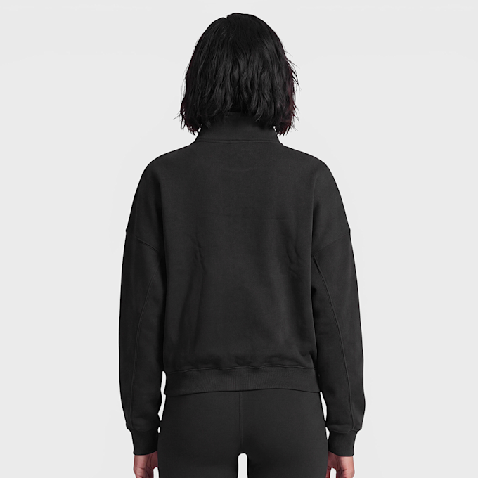 aim'n Varsity Sweat Half Zip noir 101943 2