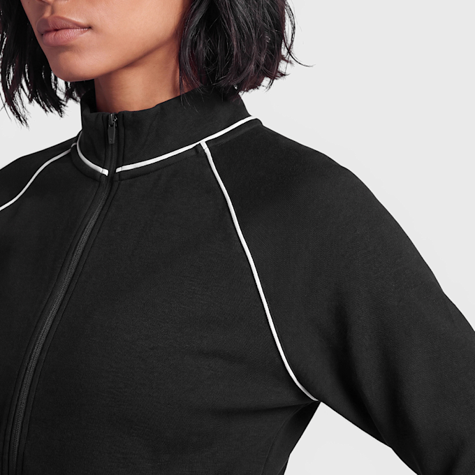 aim'n Shape Seamless Contrast Zip Jacket black negro 101954 3