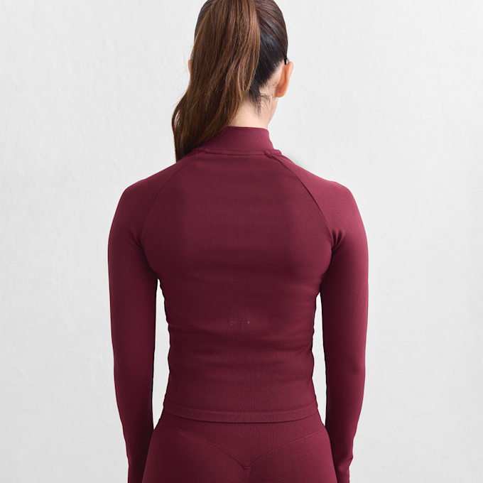 aim'n Shape Seamless Zip Jacket rojo 101958 2