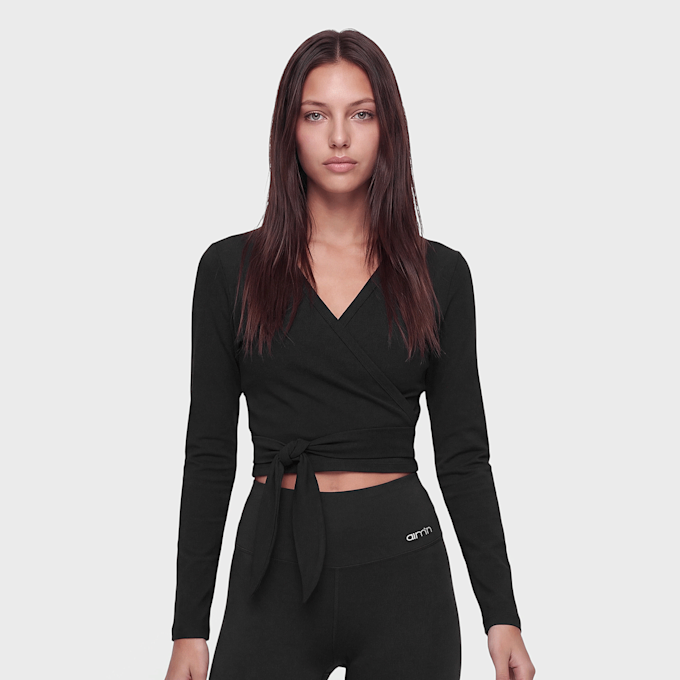 aim'n Shape Seamless Wrap Long Sleeve Schwarz 101957 1