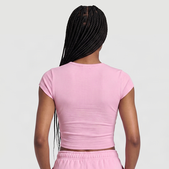 Urban Classics Ladies Super Slim Short Sleeve Tee rosa  102035 2